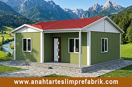 59 Metrekare Tek Katlı Prefabrik Ev