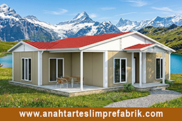 79 M2 Tek Katlı Prefabrik Ev